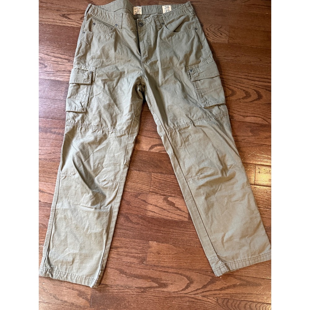 Red Head Brand Co Mens Cargo Pants 38x32 Olive Green Outdoor Utility Trousers